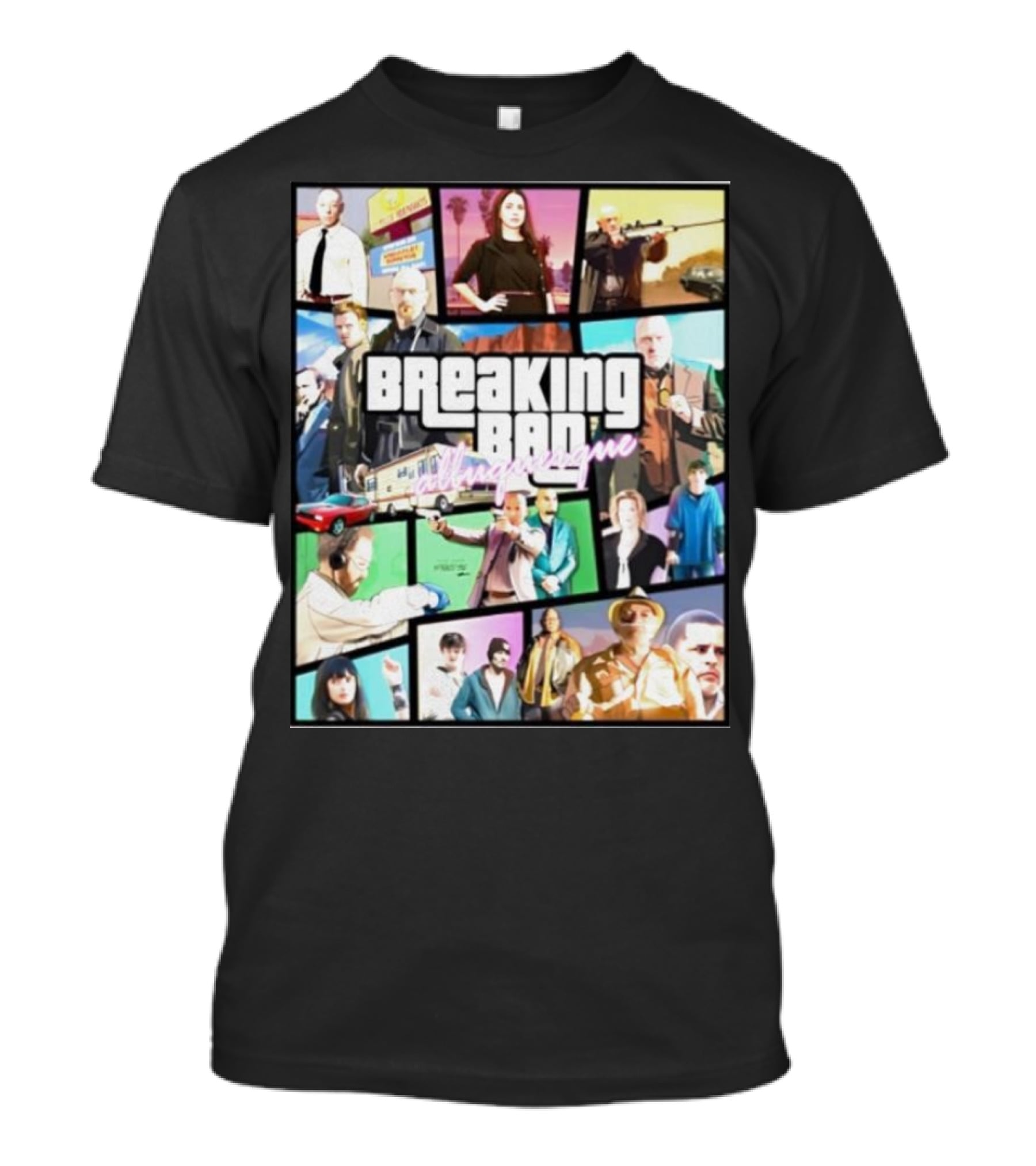Breaking Bad Albuquerque Custom GTA T-Shirt