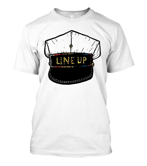 Captain Cap Line Up Sailor Hat LGBT T-Shirt