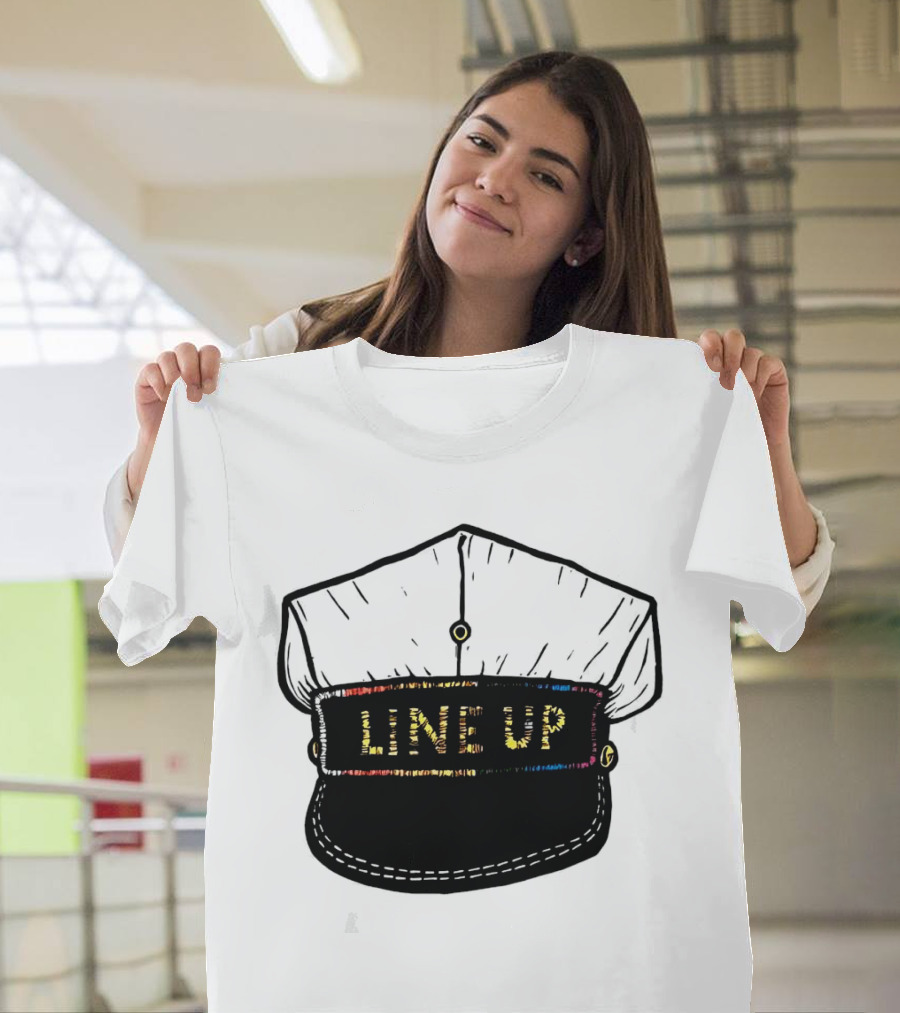 Captain Cap Line Up Sailor Hat LGBT T-Shirt