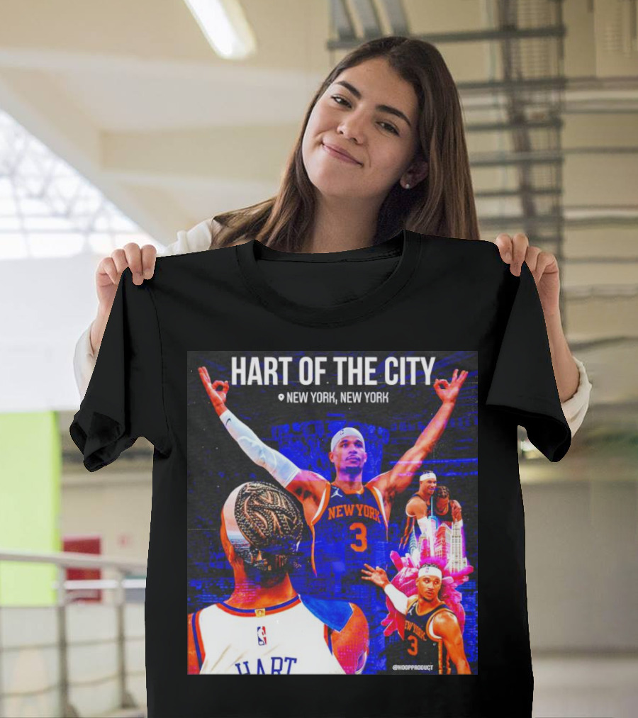 Hart of the City New York Knicks Josh Hart Basketball NYC T-Shirt
