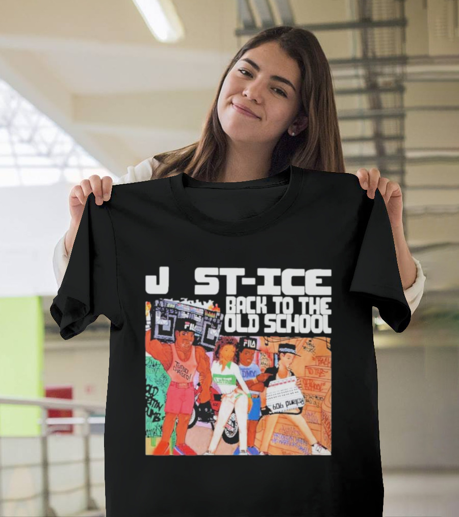 J St-Ice Back to the Old School Fila Boombox Graffiti T-Shirt