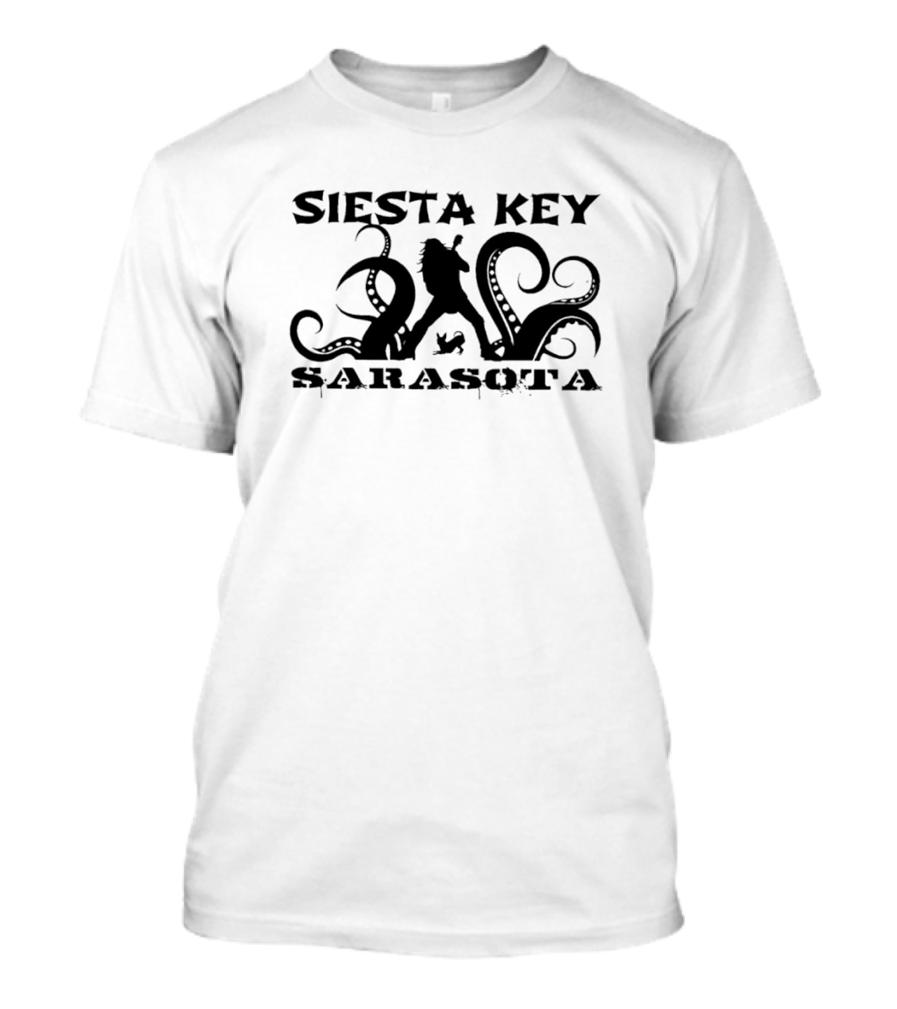 Siesta Key Kraken Sarasota Tentacles T-Shirt
