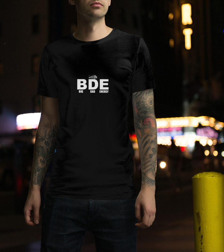 BDE Big Dad Energy Evolution Walking Sequence T-Shirt