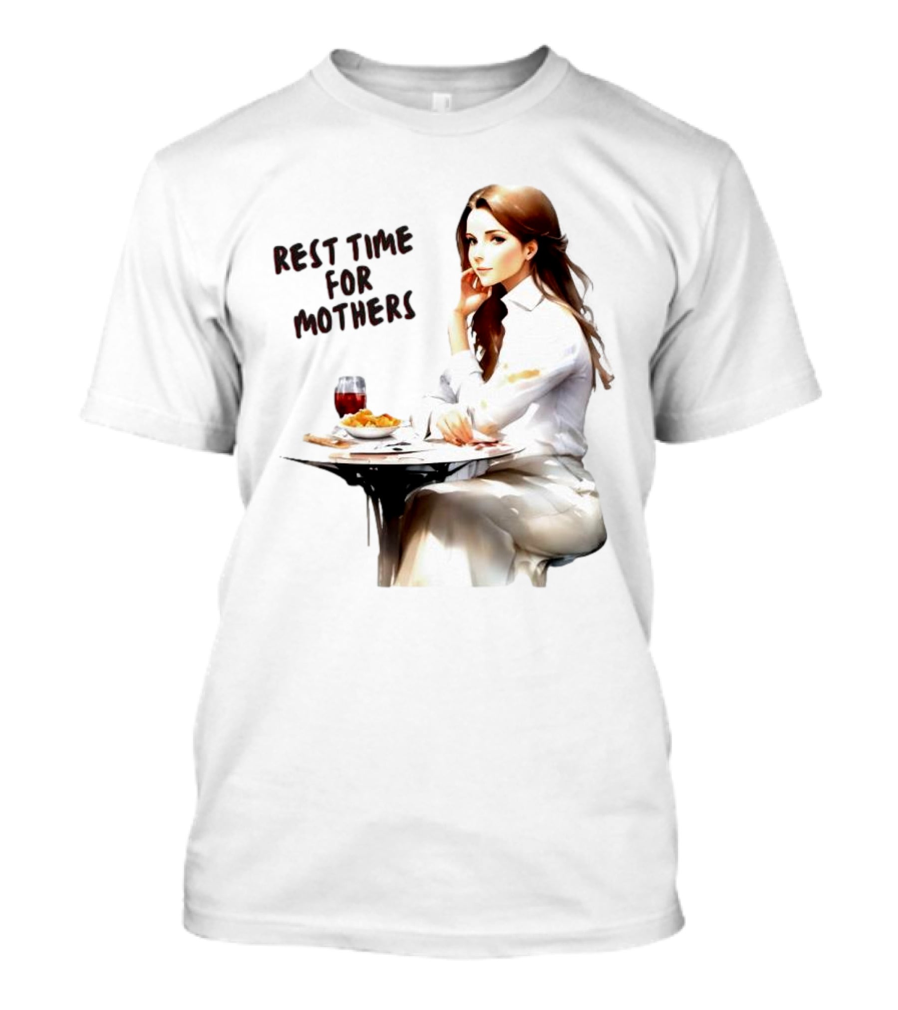 Rest Time For Mothers Wine And Relaxation T-Shirt