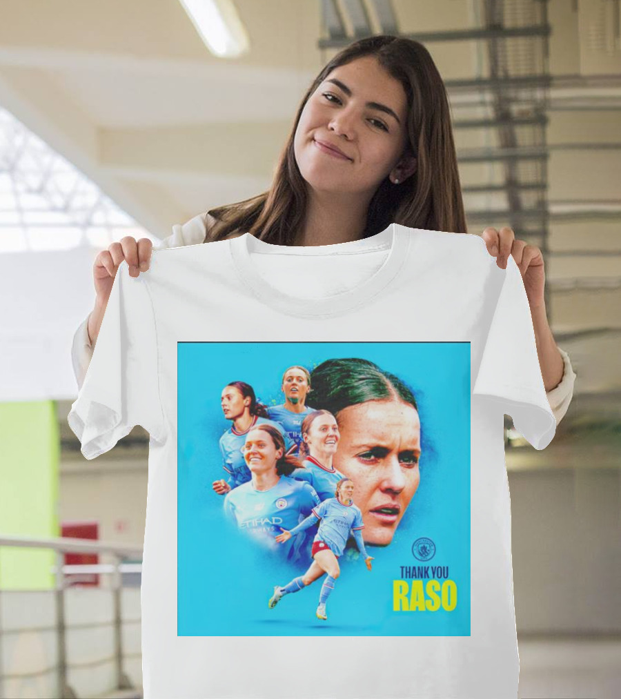 Thank You Raso Hayley Manchester City Etihad T-Shirt