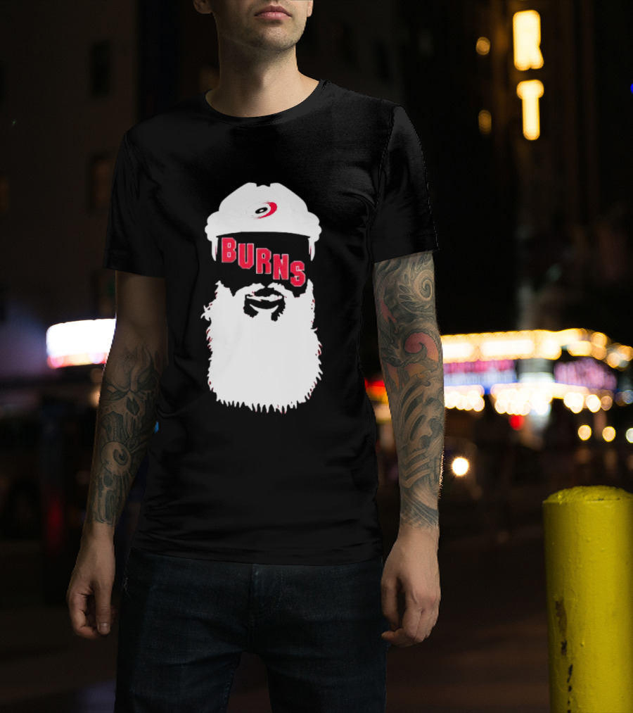 Carolina Hurricanes Brent Burns Hockey Bearded T-Shirt