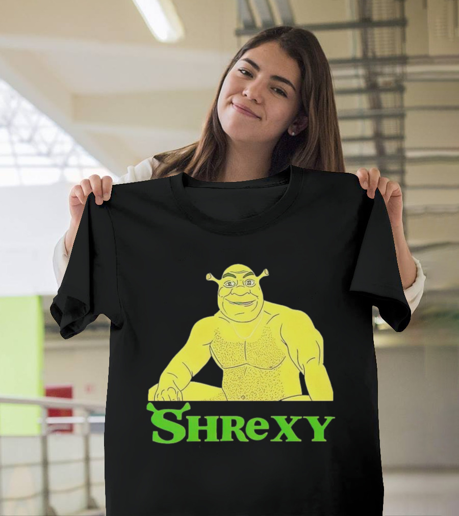 Shrek Shrexy Funny Ogre Meme T-Shirt
