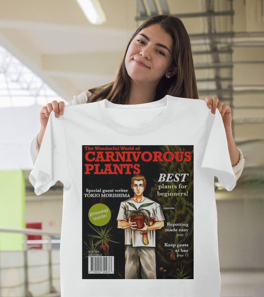 The Wonderful World of Carnivorous Plants Best Plants for Beginners Special Guest Writer Tokio Morishima Giveaway Inside T-Shirt