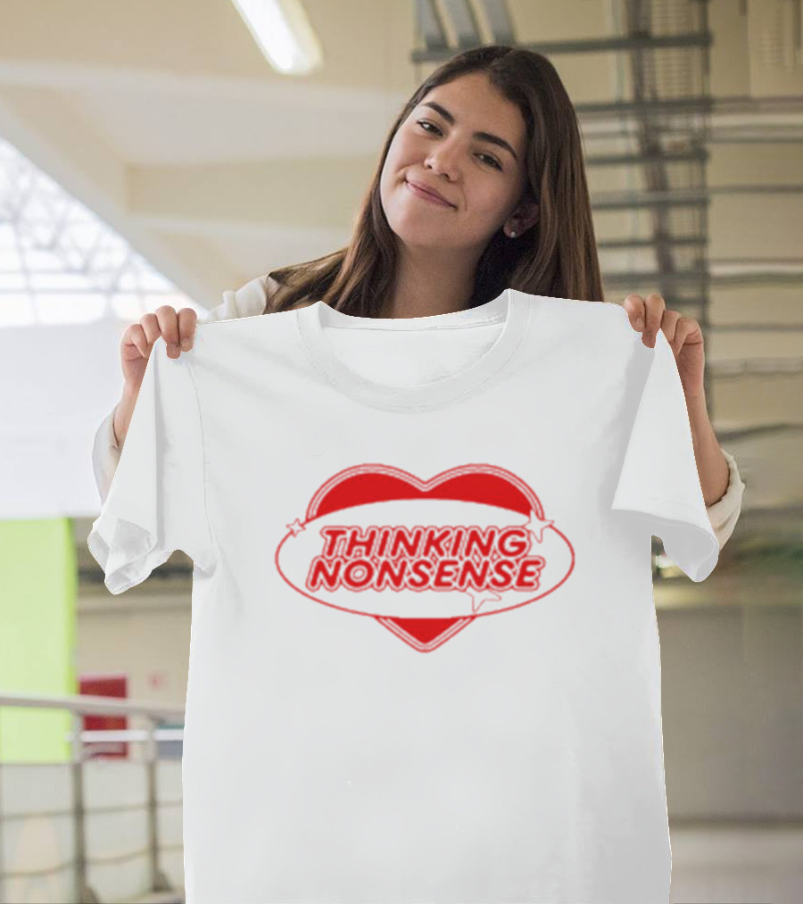 Thinking Nonsense Red Heart Star T-Shirt