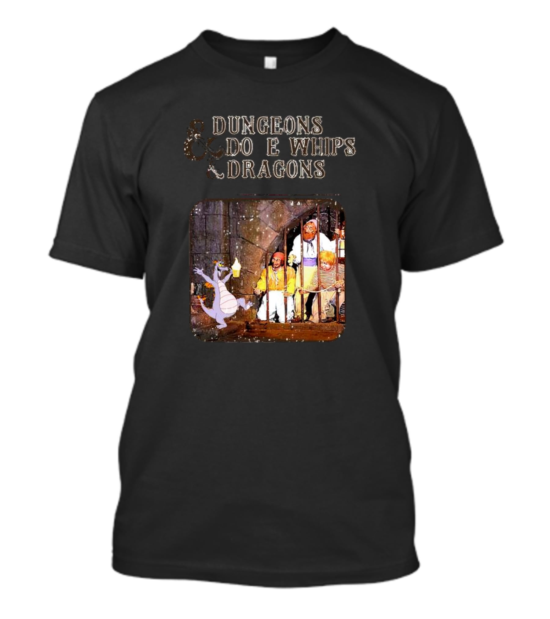 Dungeons And Dole Whips And Dragons Figment Fantasy Adventure T-Shirt