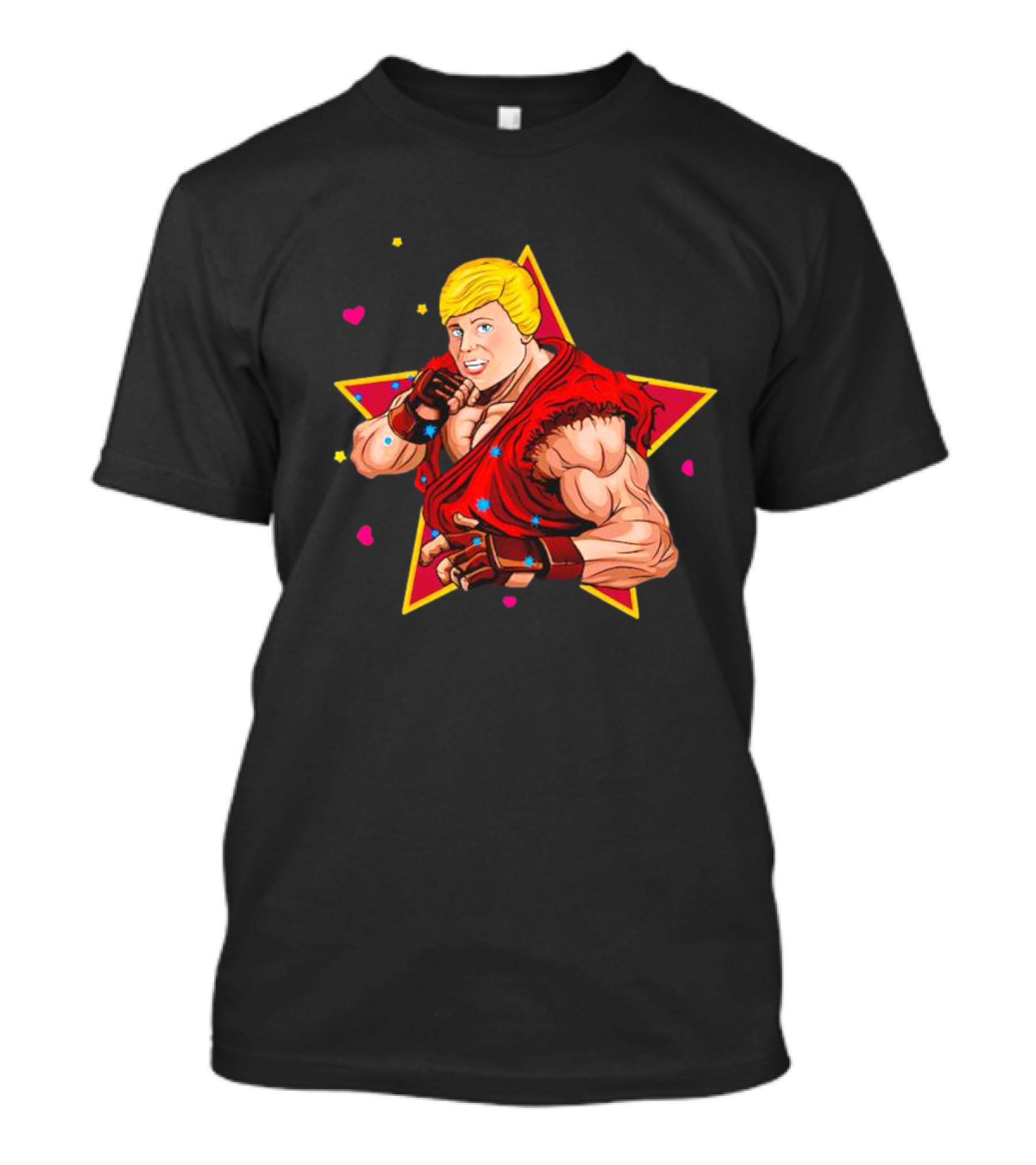 Ken Hadouken Star Power Fighter Red Attire T-Shirt
