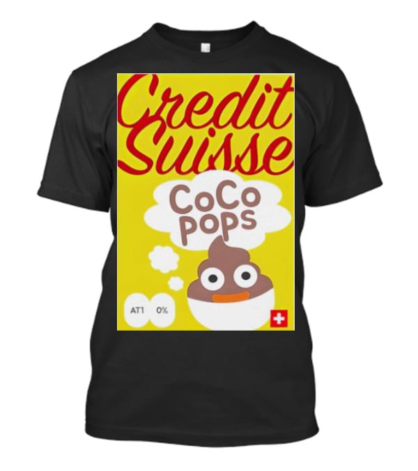 Credit Suisse CoCo Pops Parody Box AT1 0% T-Shirt