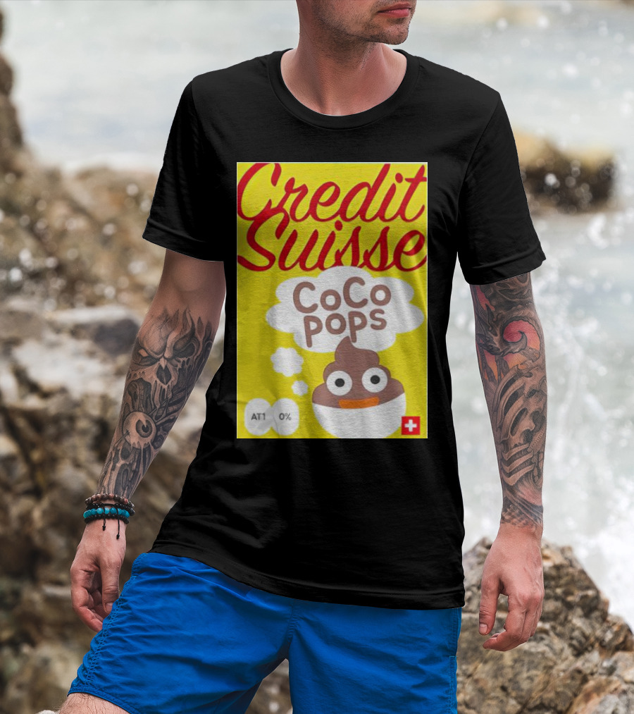 Credit Suisse CoCo Pops Parody Box AT1 0% T-Shirt