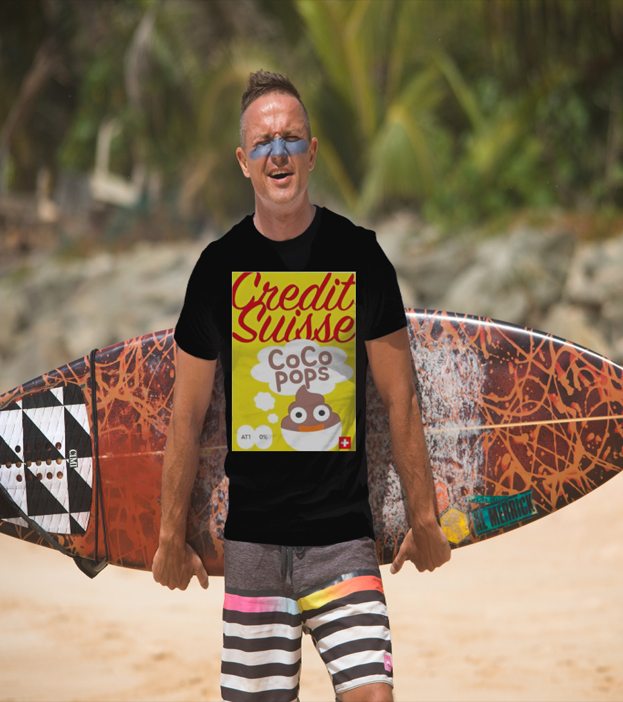 Credit Suisse CoCo Pops Parody Box AT1 0% T-Shirt