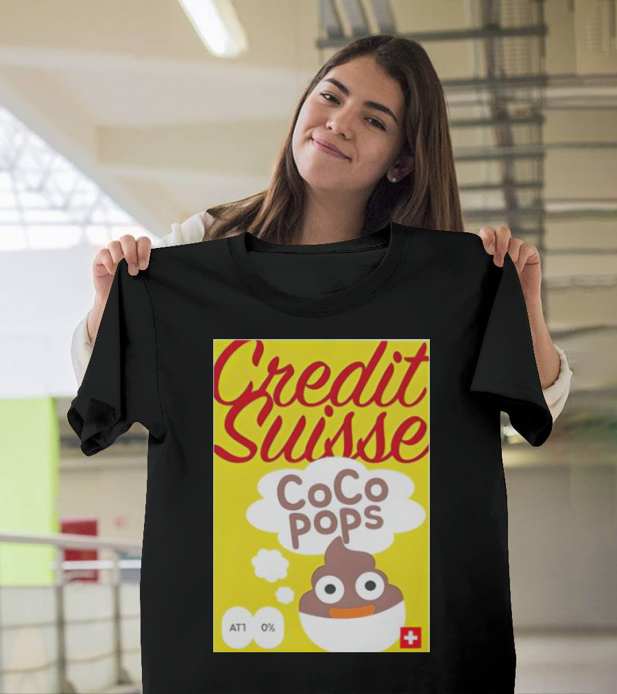 Credit Suisse CoCo Pops Parody Box AT1 0% T-Shirt
