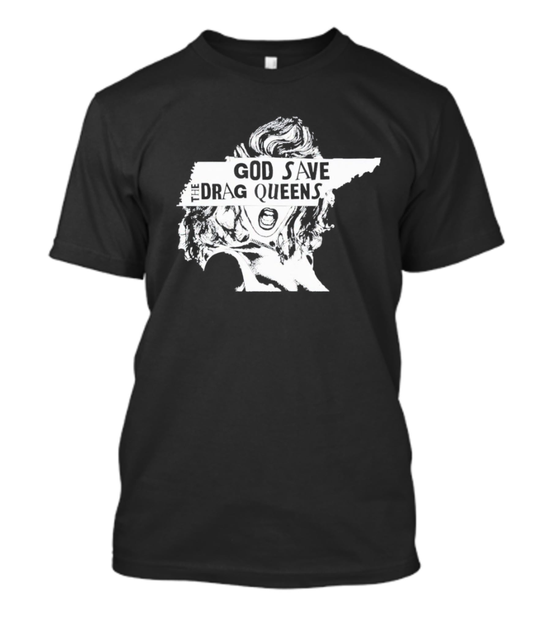 God Save The Drag Queens Tennessee Map T-Shirt