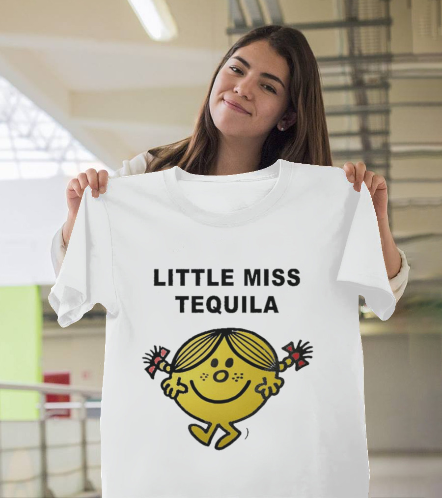 Little Miss Tequila Fun Character T-Shirt