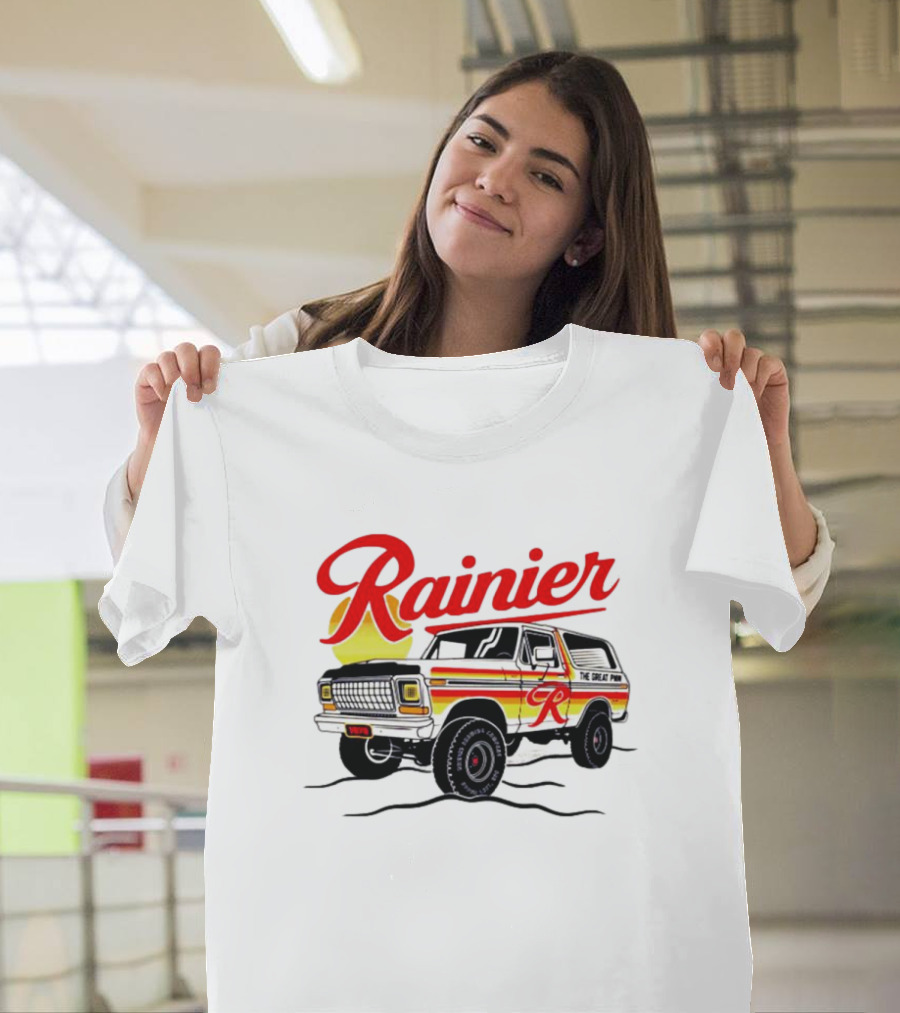 Rainier Beer Vintage Truck Adventure T-Shirt