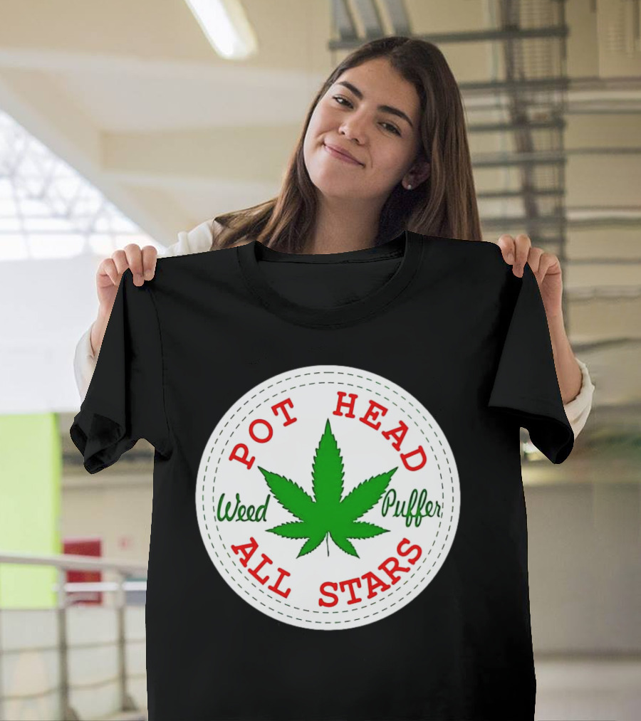 Pot Head Weed Puffer All Stars T-Shirt