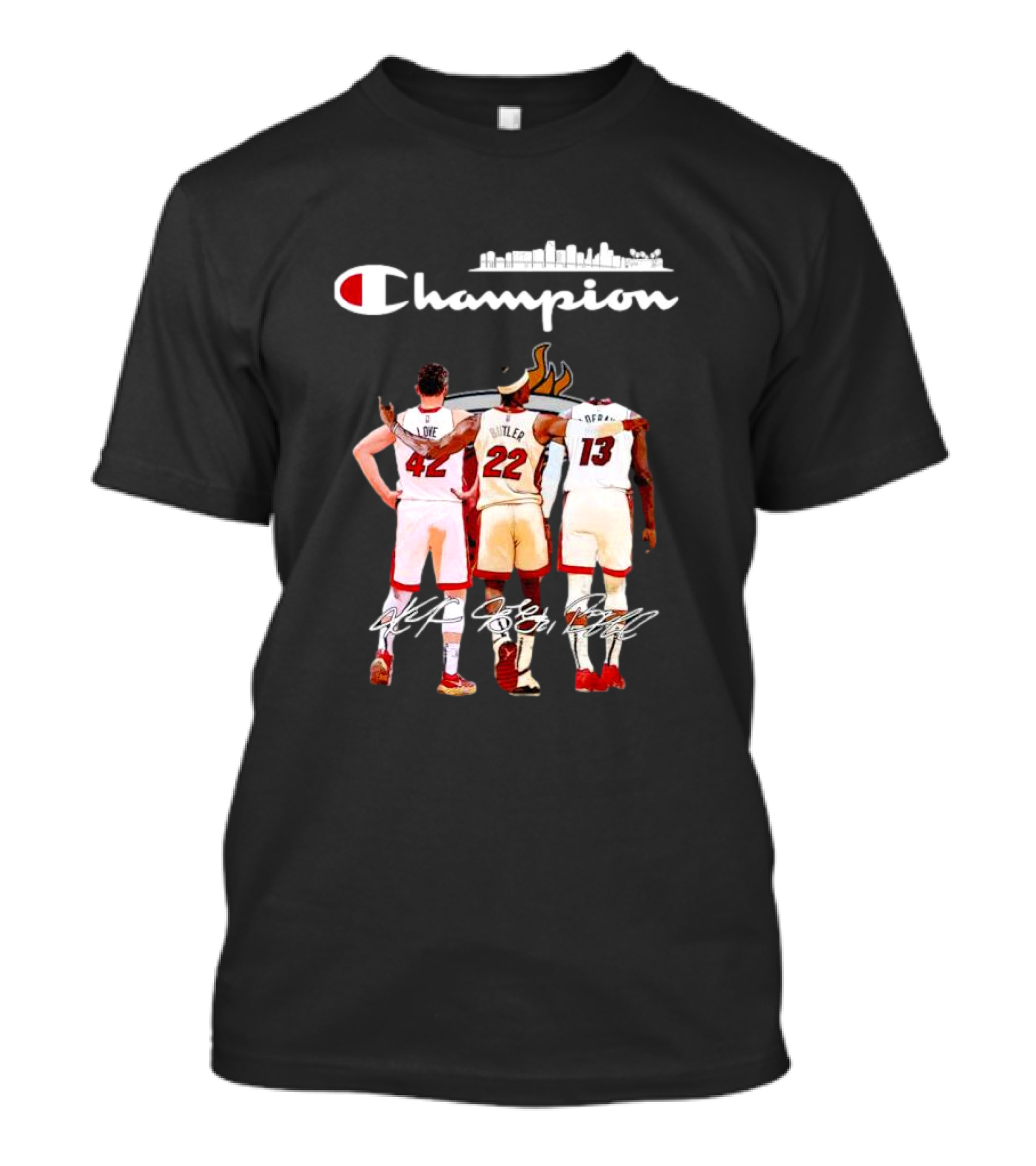 Champion Miami Heat Love Butler Adebayo Signatures T-Shirt