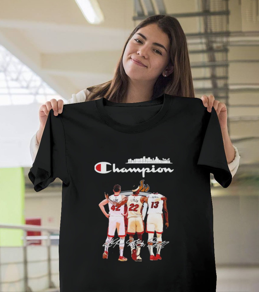 Champion Miami Heat Love Butler Adebayo Signatures T-Shirt