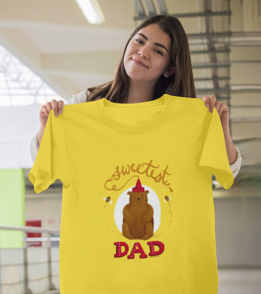 Sweetest Dad Bear Fathers Day T-Shirt