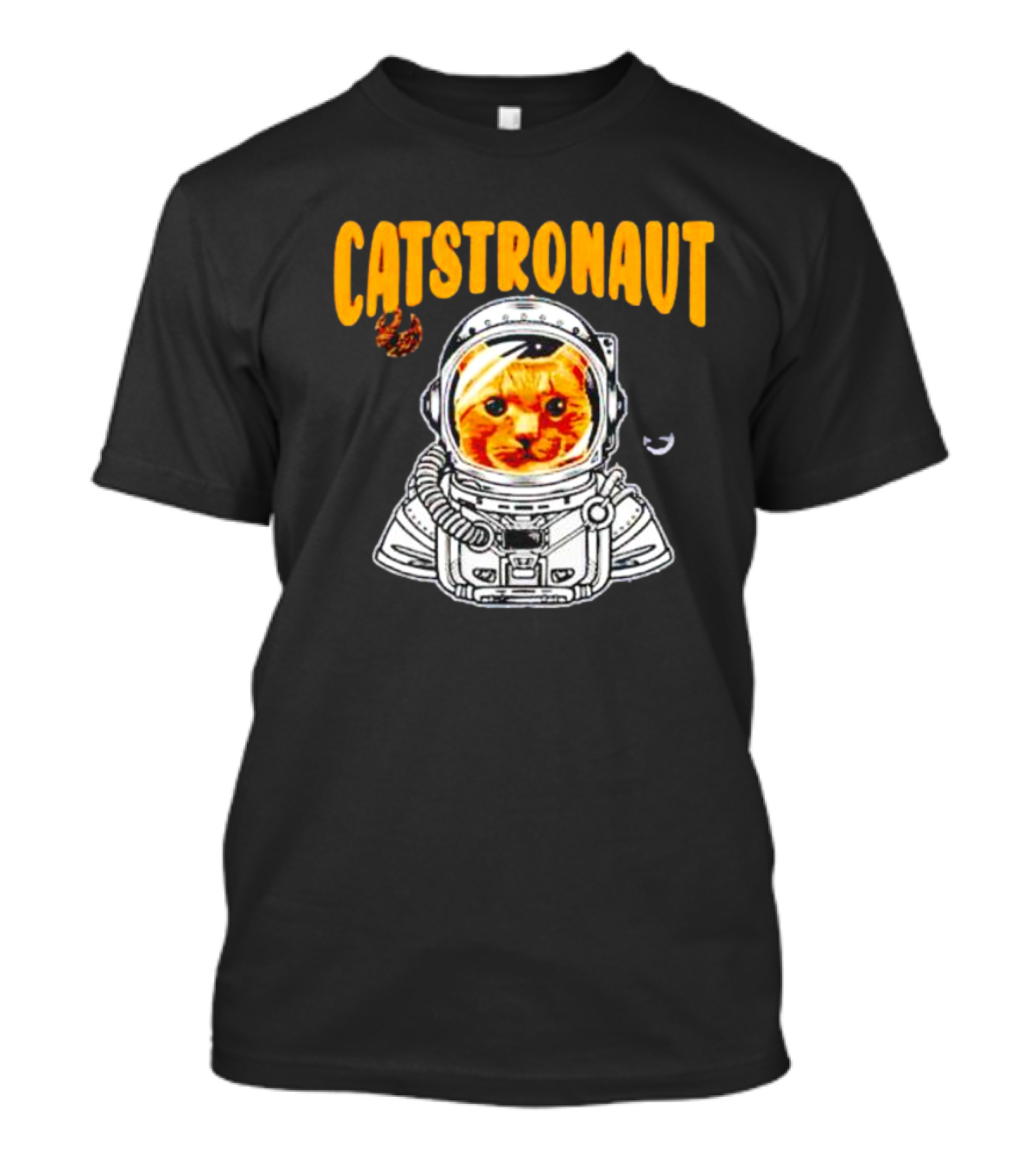 Catstronaut Funny Space Cat In Astronaut Suit T-Shirt
