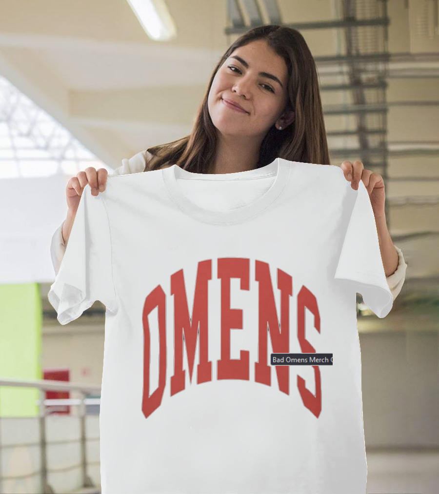 Bad Omens Merch Varsity Omens T-Shirt