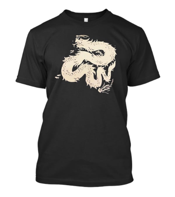 Eli Spencer Pop-Up Dragon Whimsical Serpentine Creature T-Shirt