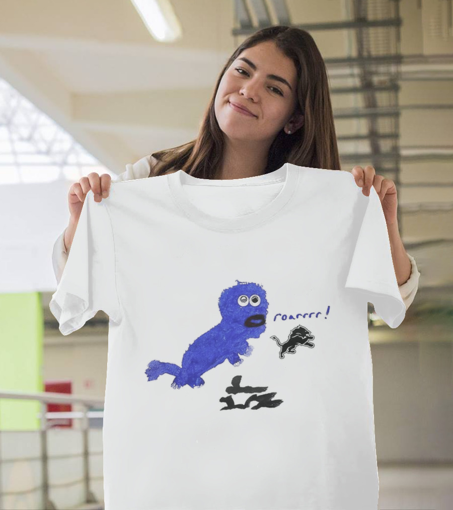 Sam Laporta Roarrrr Detroit Lions T-Shirt