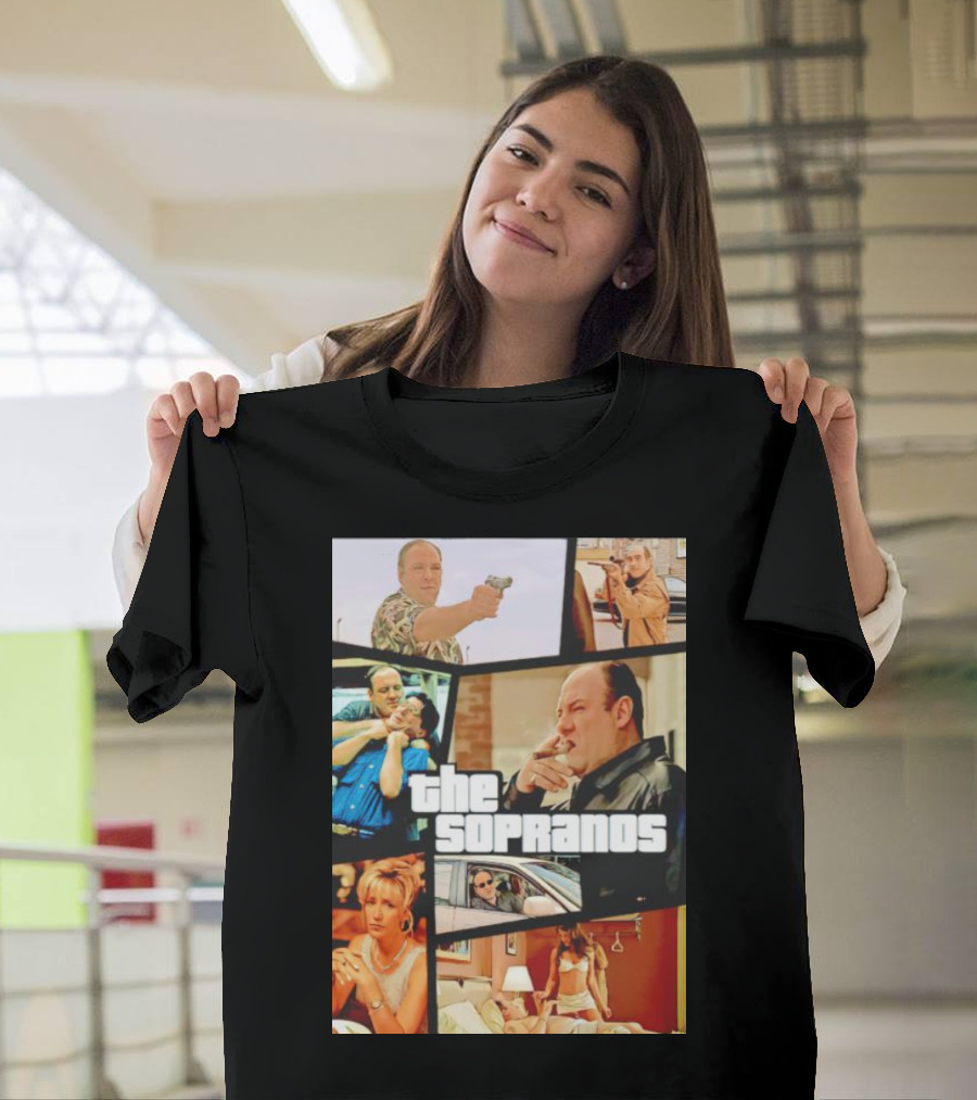 The Sopranos Crime Drama Montage T-Shirt
