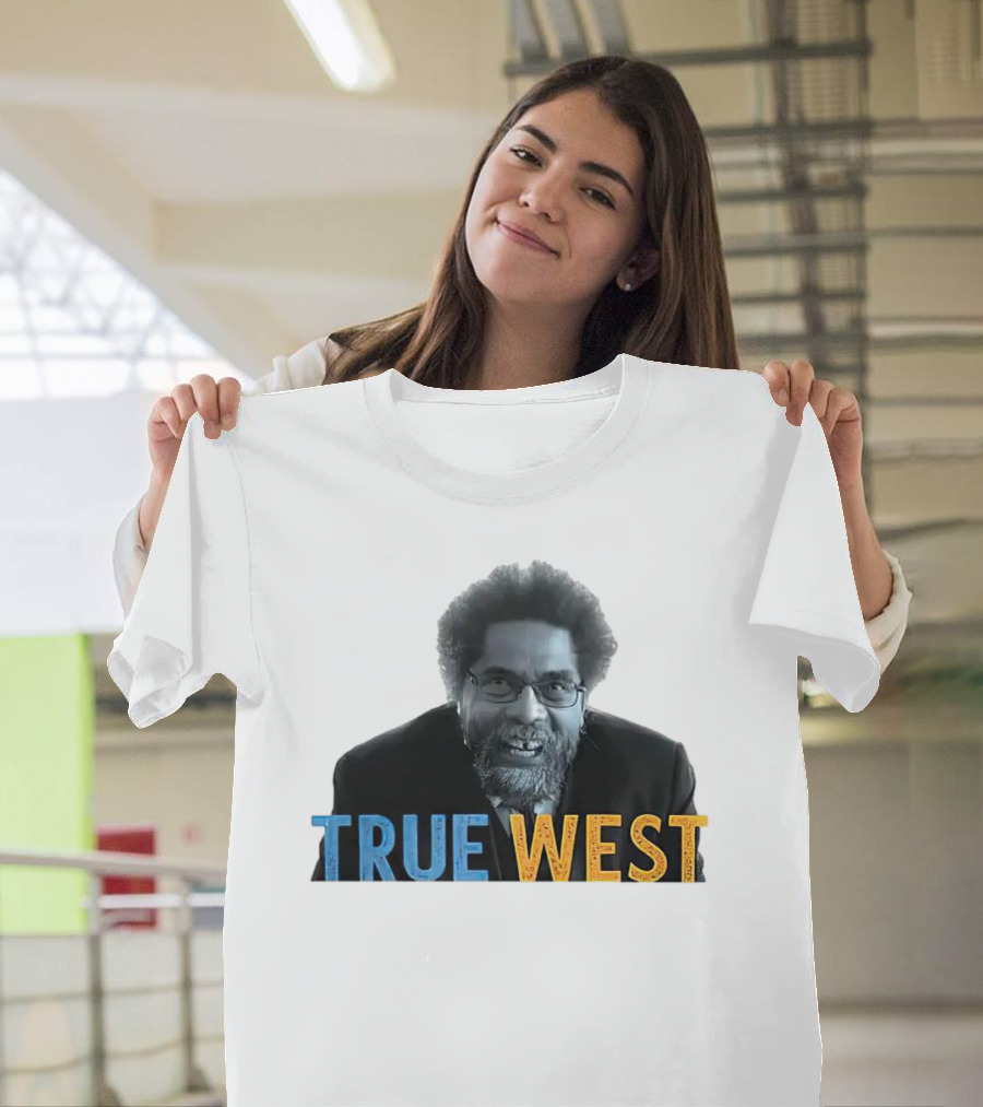Cornel West for President True West Bold Blue T-Shirt