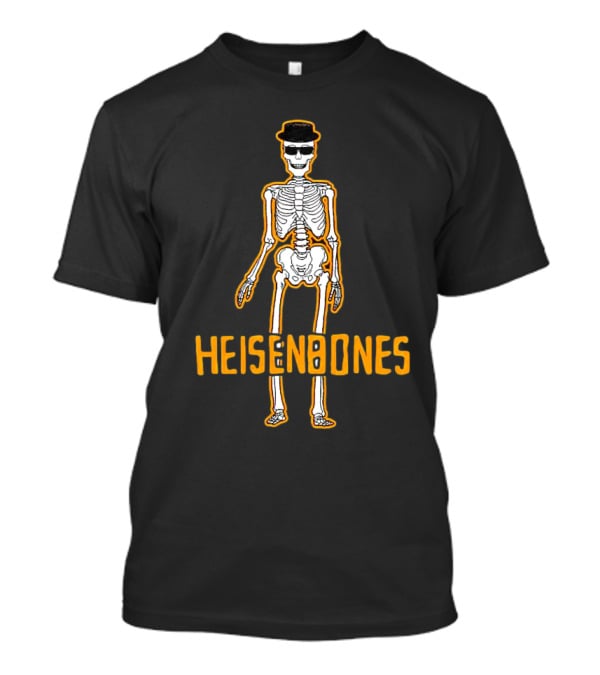 Heisenbones Skeleton With Hat And Sunglasses T-Shirt