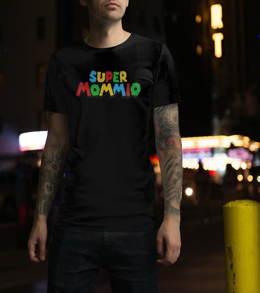Super Mommio Colorful Gaming T-Shirt