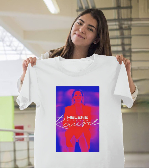 Helene Fischer Rausch Neon Style Bold Visuals T-Shirt