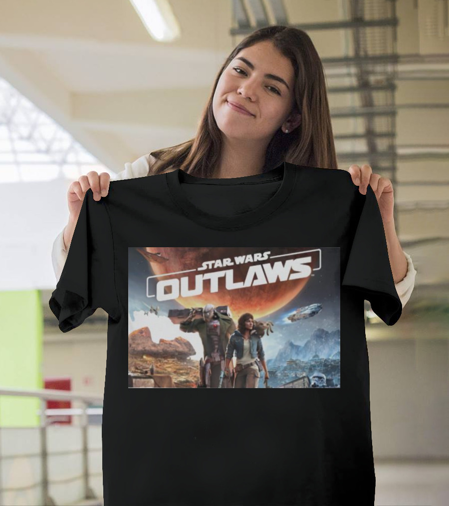 Star Wars Outlaws Adventure In A Galaxy Far Far Away T-Shirt