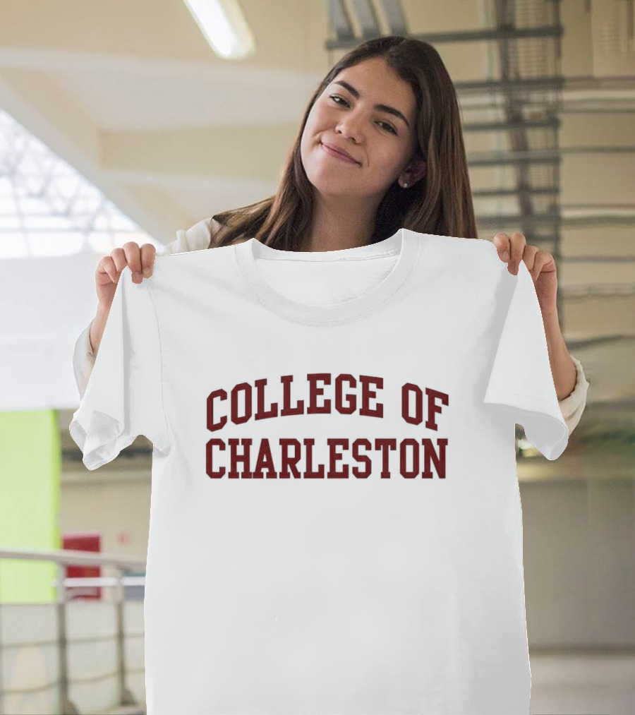 College Of Charleston Arch Text T-Shirt