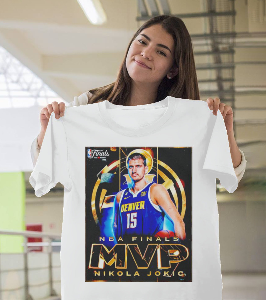 NBA Finals MVP Nikola Jokic Denver 15 T-Shirt