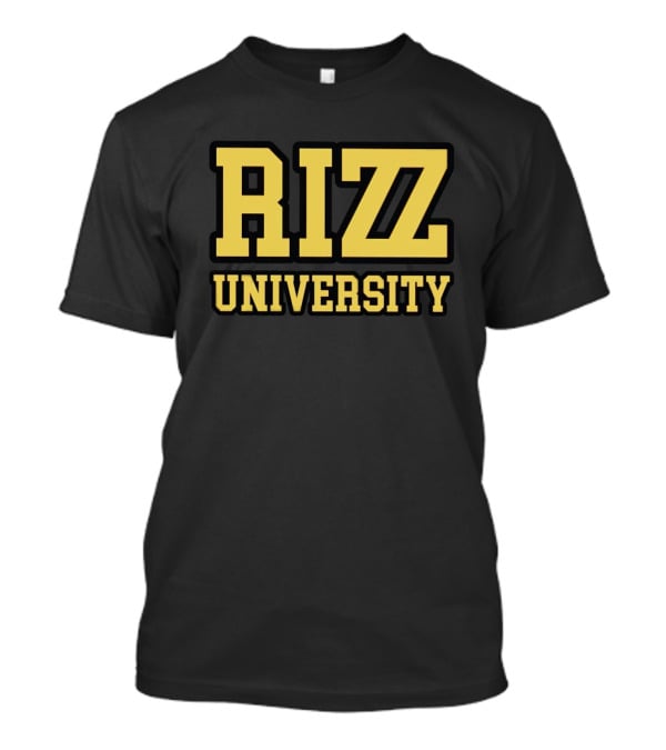 Rizz University Classic Collegiate Font T-Shirt