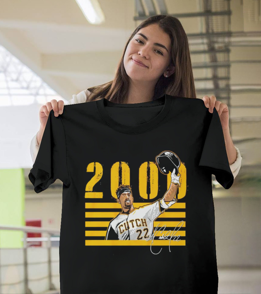 Andrew McCutchen Cutch 22 2000 Milestone T-Shirt