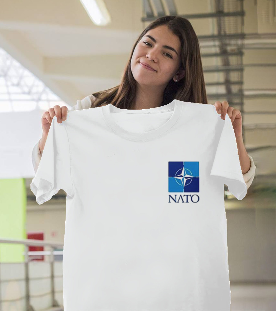 NATO Flag Emblem Logo T-Shirt