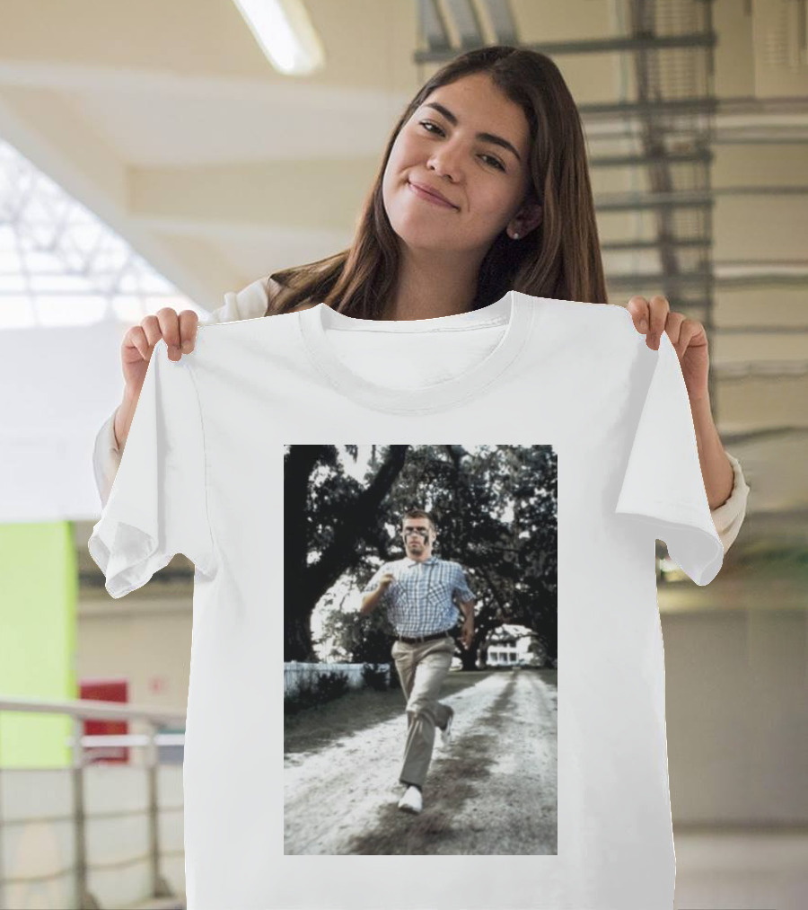 Run Hubbard Run Iconic Running Scene T-Shirt