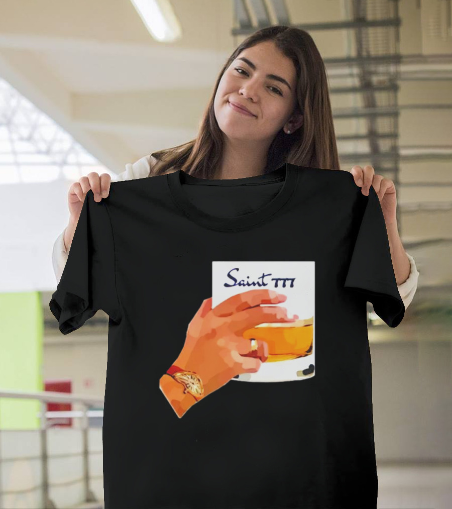 Saint 777 Whiskey Hand Watch T-Shirt