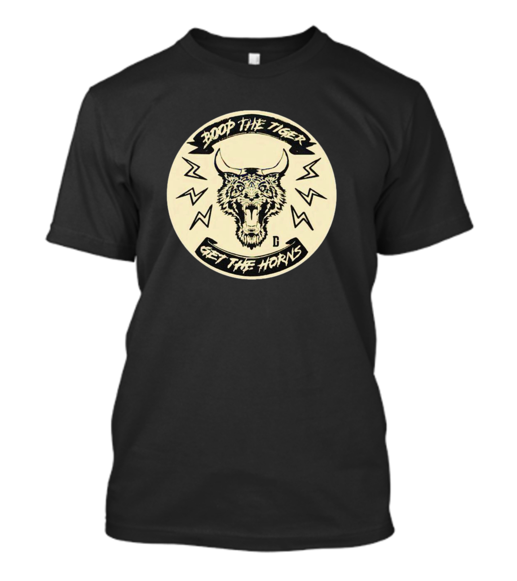 Boop The Tiger Get The Horns Aggressive Feline T-Shirt