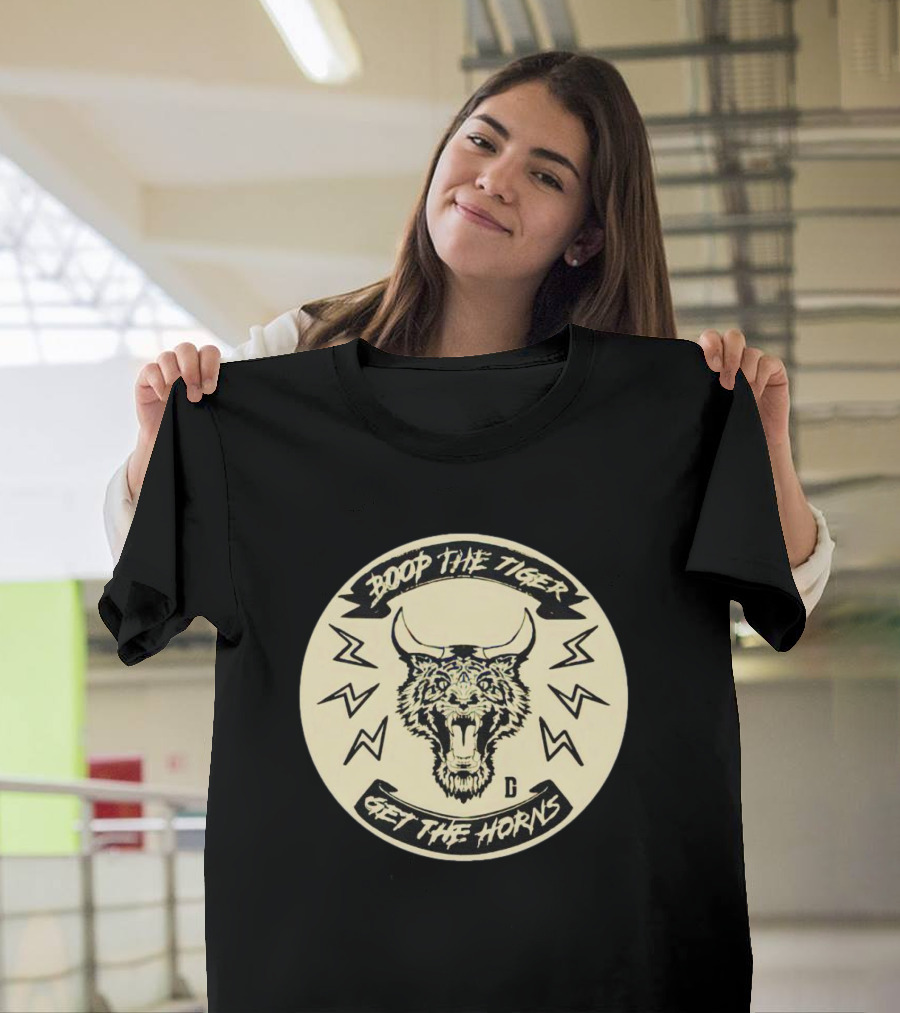 Boop The Tiger Get The Horns Aggressive Feline T-Shirt