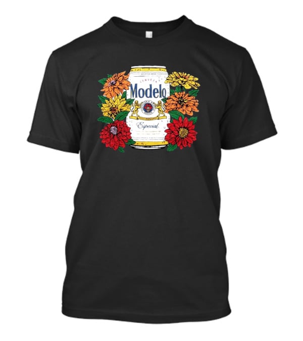 Cerveza Modelo Especial Floral Can T-Shirt