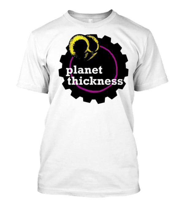 Planet Thickness Tennis Ball Circle Gear Emblem T-Shirt