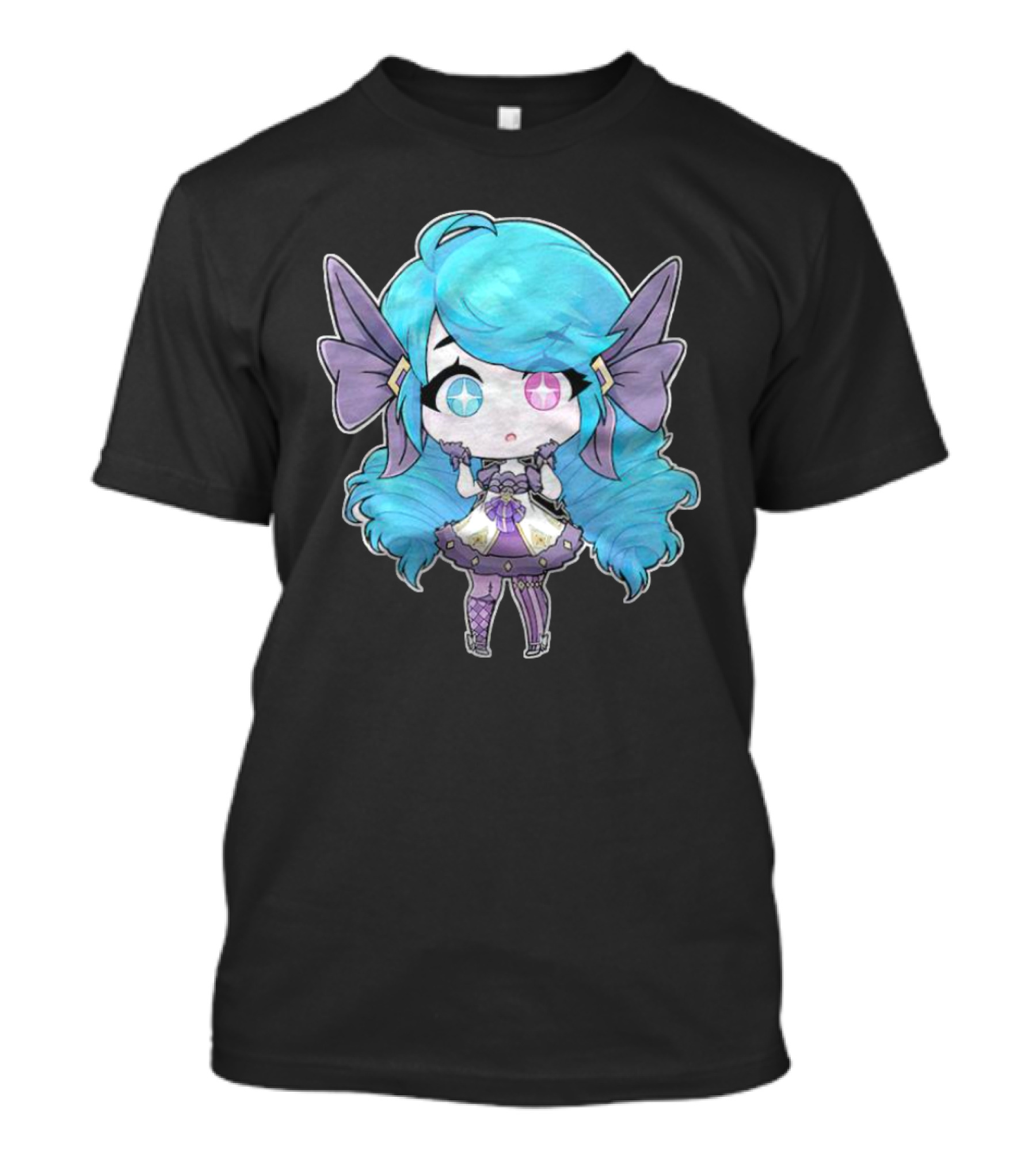 Cute Gwen Chibi LOL Character T-Shirt