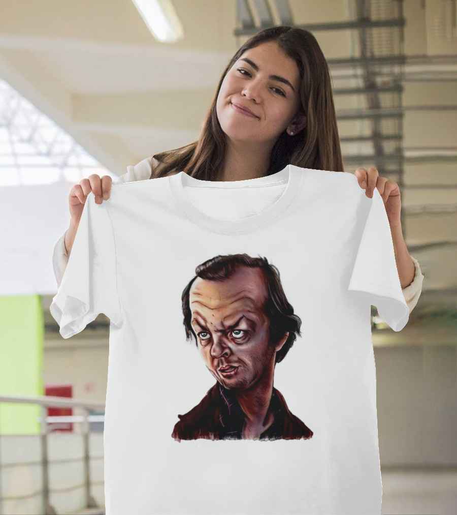 Jack The Caretaker Jack Torrance The Shining Caricature T-Shirt