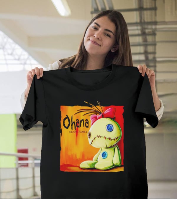 Ohana Means Family Scrump Stitch Doll T-Shirt